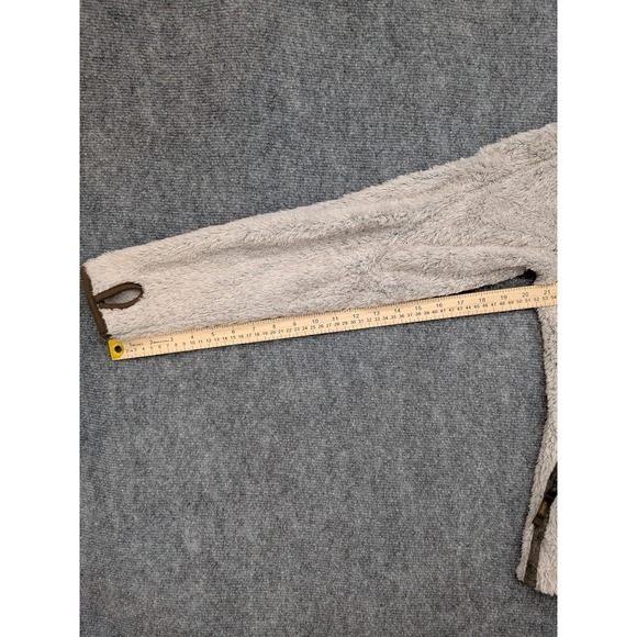 Kuhl Flight Jacket Women's Fleece Hooded Full Zip Up Sherpa Beige Medium - Picture 4 of 11